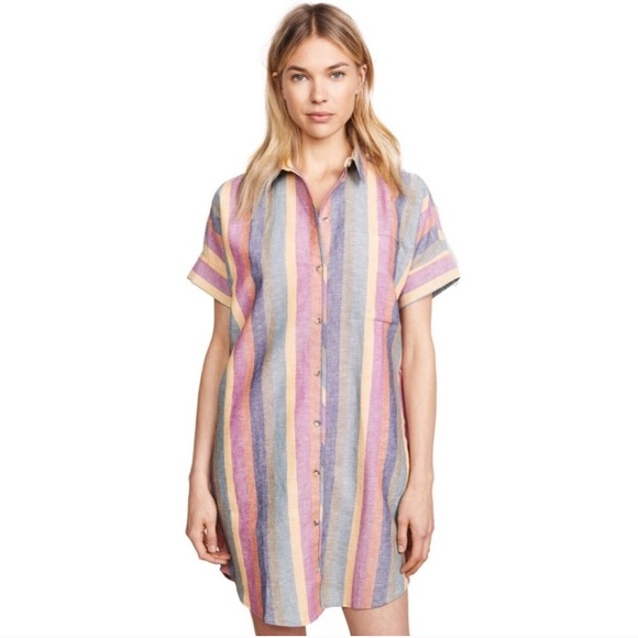 Madewell Dresses & Skirts - Madewell Rainbow Courier Dress